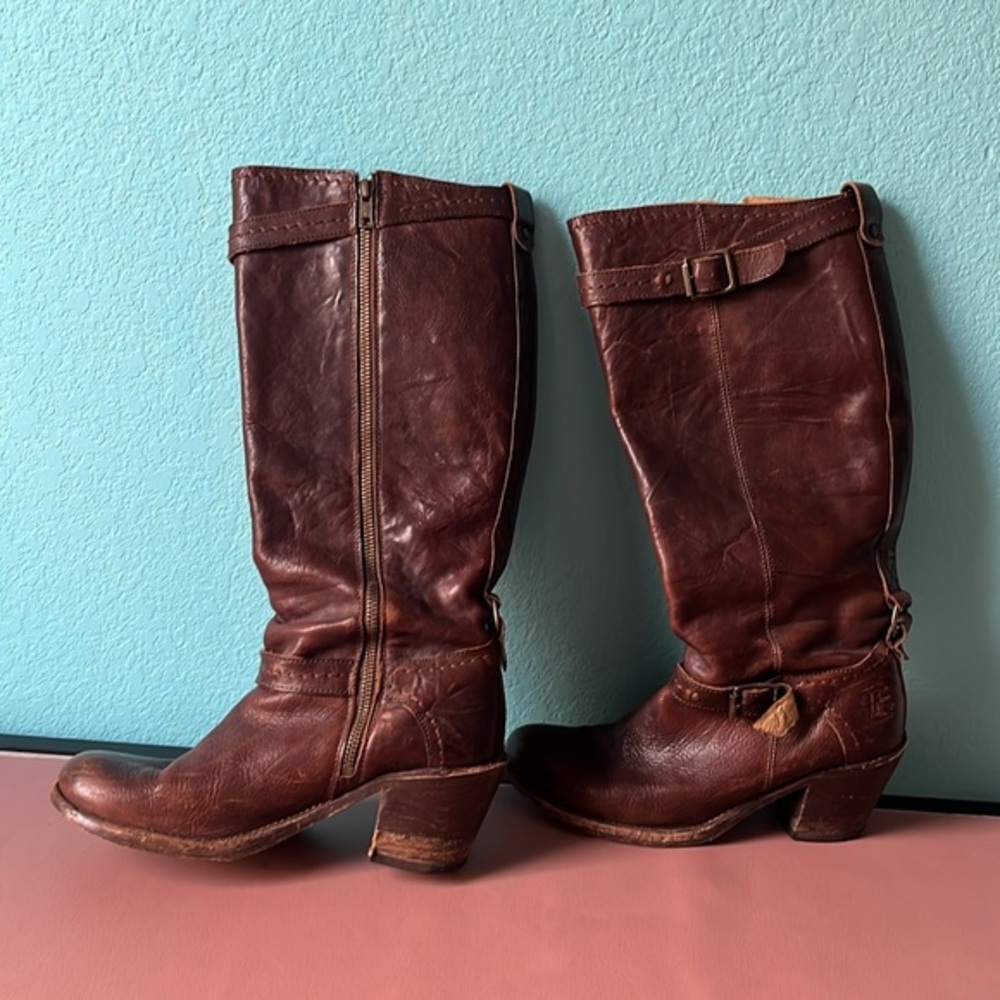 🔜 

Fyre Leather Zip-Up Riding Boots Size 8